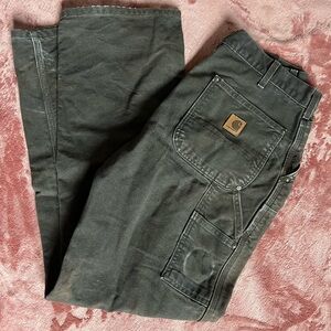 Double knee brown carhartt jeans 32x32